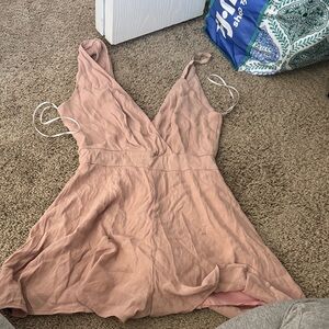 Sage Blush Pink Romper